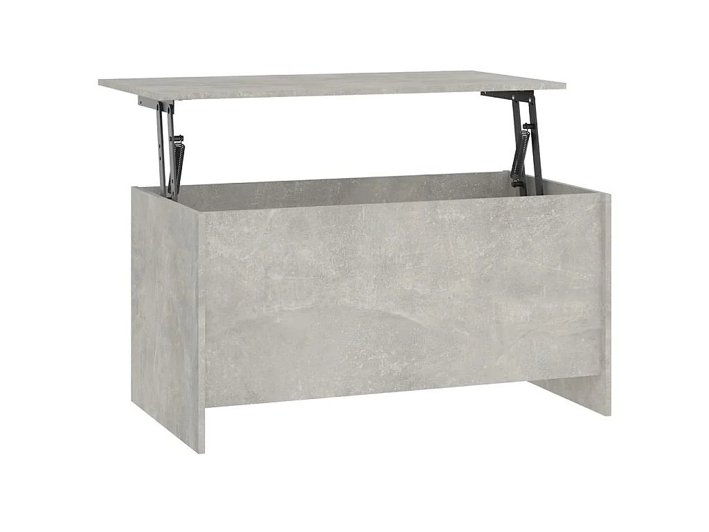 Salontafel 102x55,5x52,5 cm bewerkt hout betongrijs