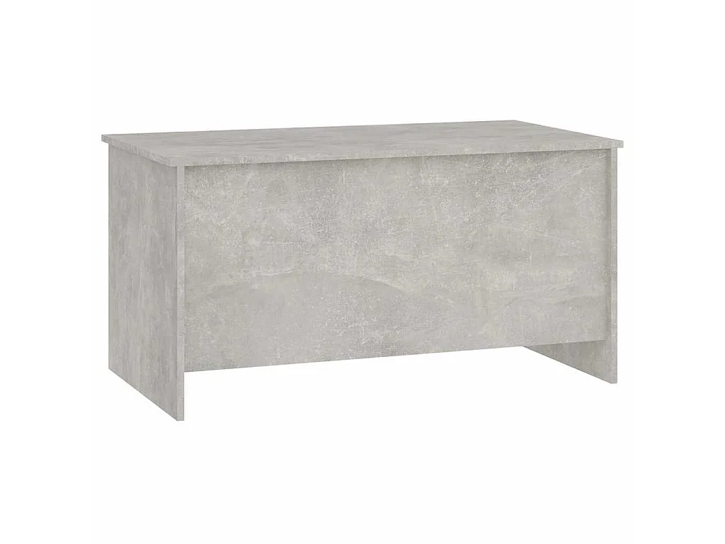 Table basse gris béton 102x55,5x52,5 cm bois d'ingénierie