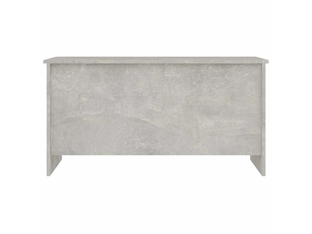 Table basse gris béton 102x55,5x52,5 cm bois d'ingénierie