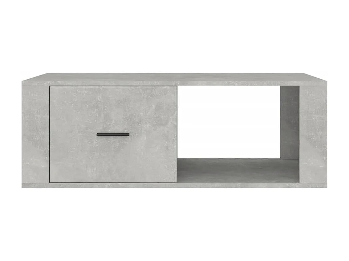 Salontafel 100x50,5x35 cm bewerkt hout betongrijs