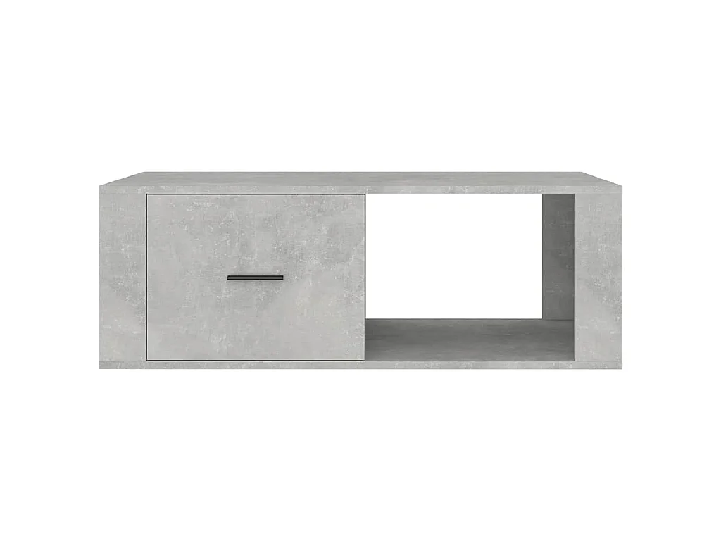 Salontafel 100x50,5x35 cm bewerkt hout betongrijs