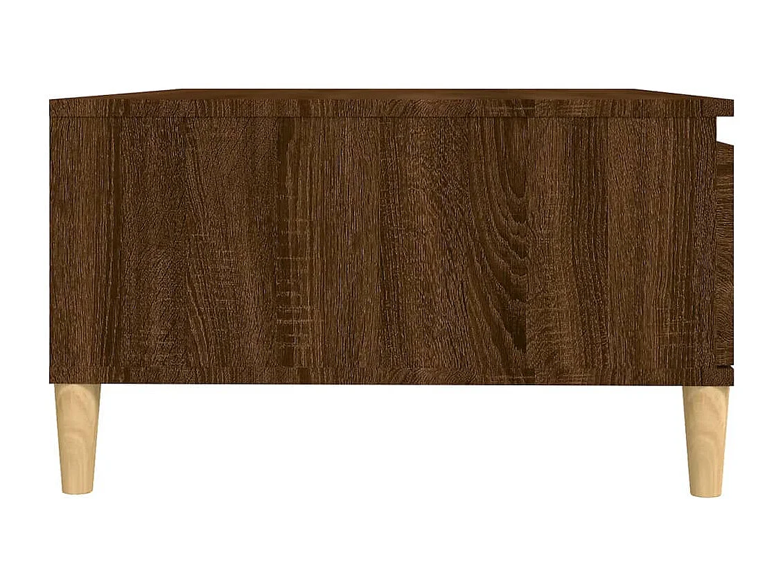 Couchtisch Braun Eichen-Optik 90x60x35 cm Holzwerkstoff