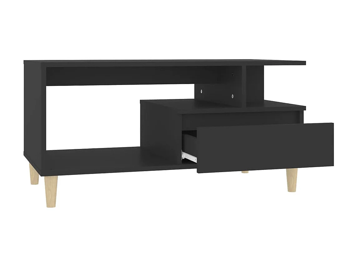 Couchtisch Schwarz 90x49x45 cm Holzwerkstoff