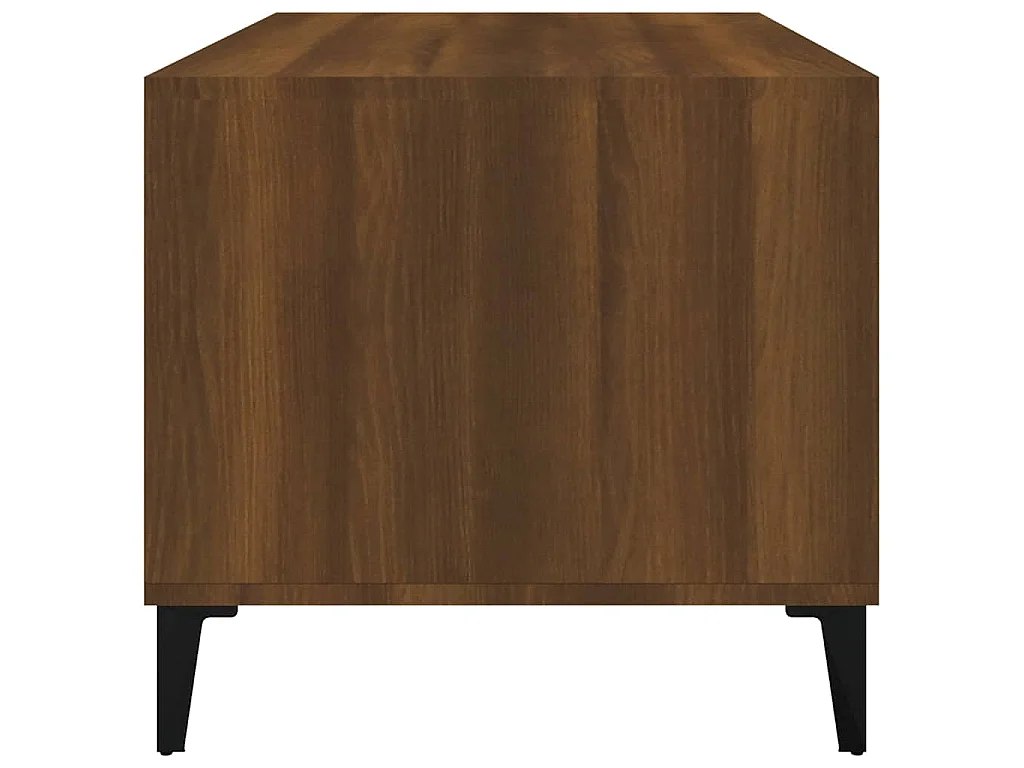 Table basse Chêne marron 90x49x45 cm Bois d'ingénierie
