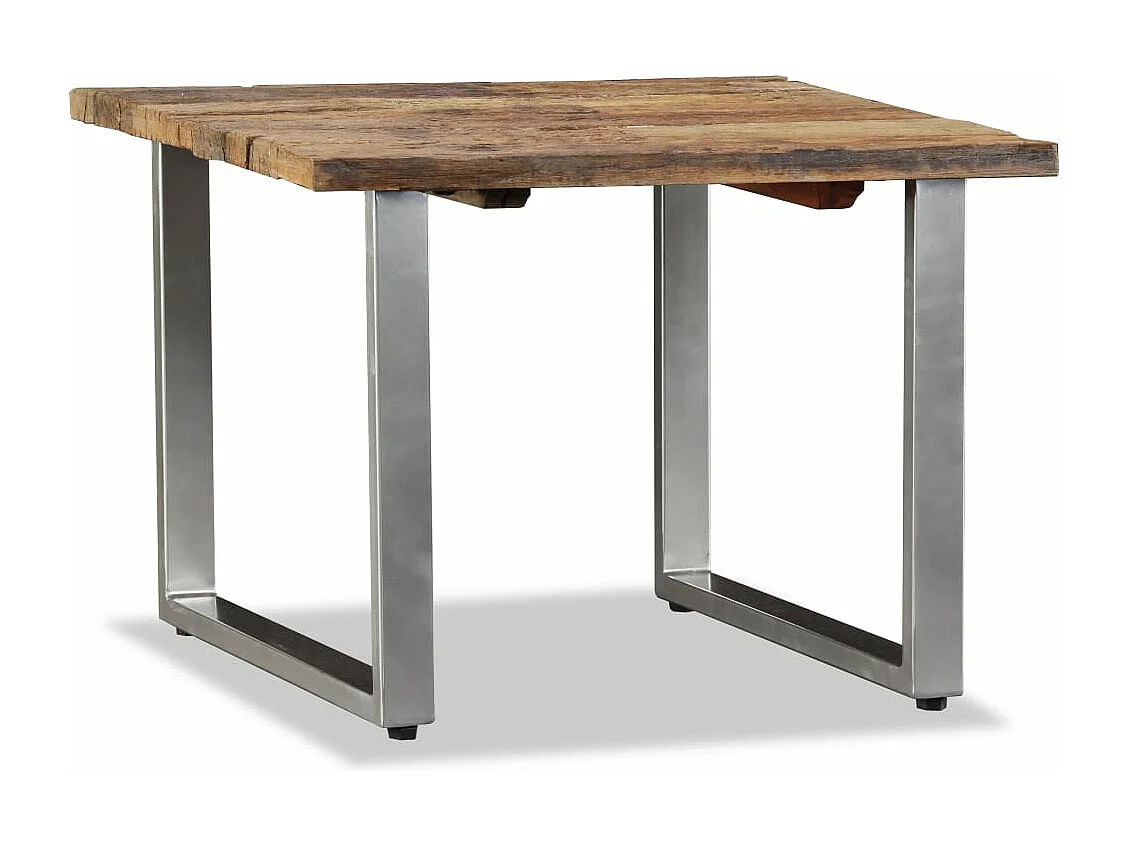 Salontafel 55x55x40 cm massief gerecycled hout