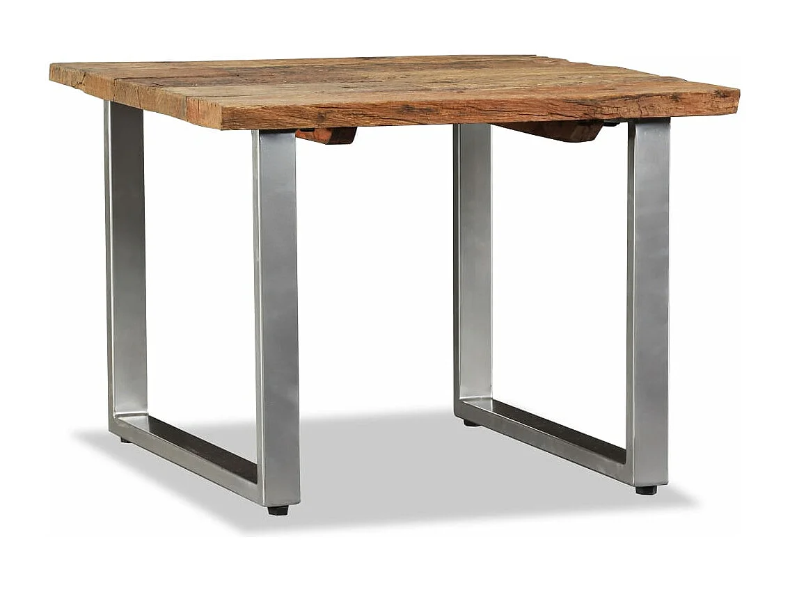 Salontafel 55x55x40 cm massief gerecycled hout