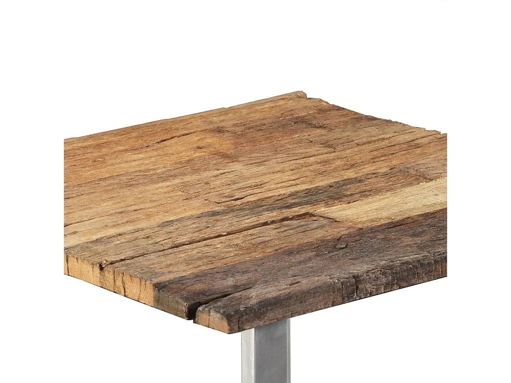 Salontafel 55x55x40 cm massief gerecycled hout