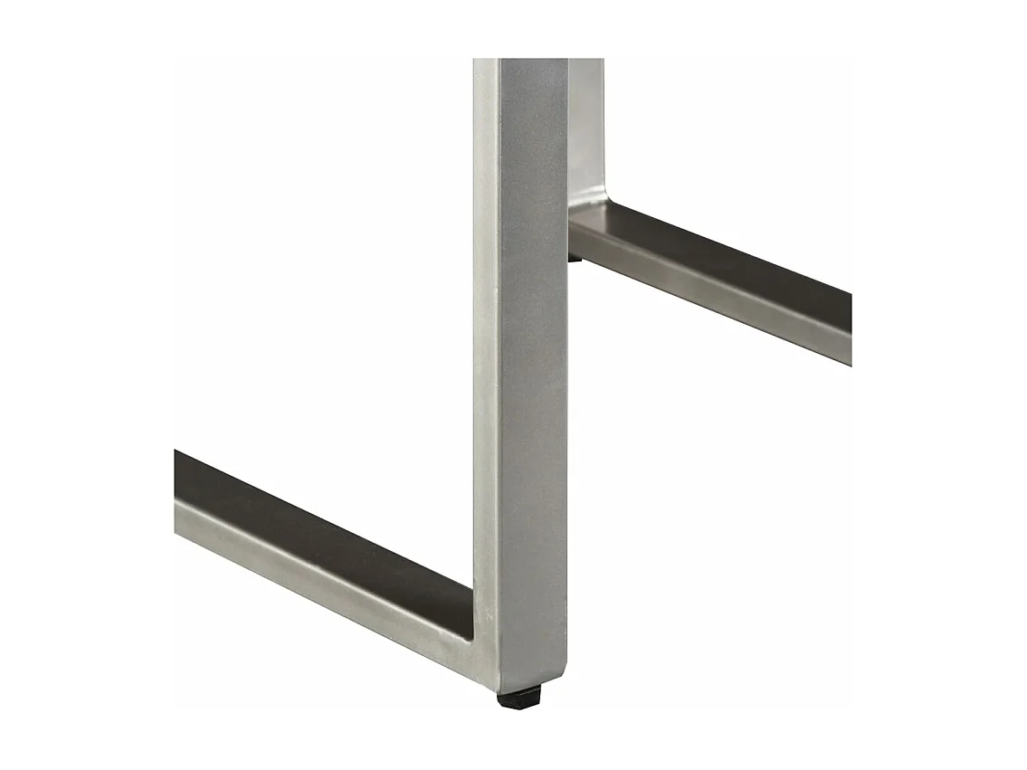 Mesa de centro madeira reciclada maciça 55x55x40 cm