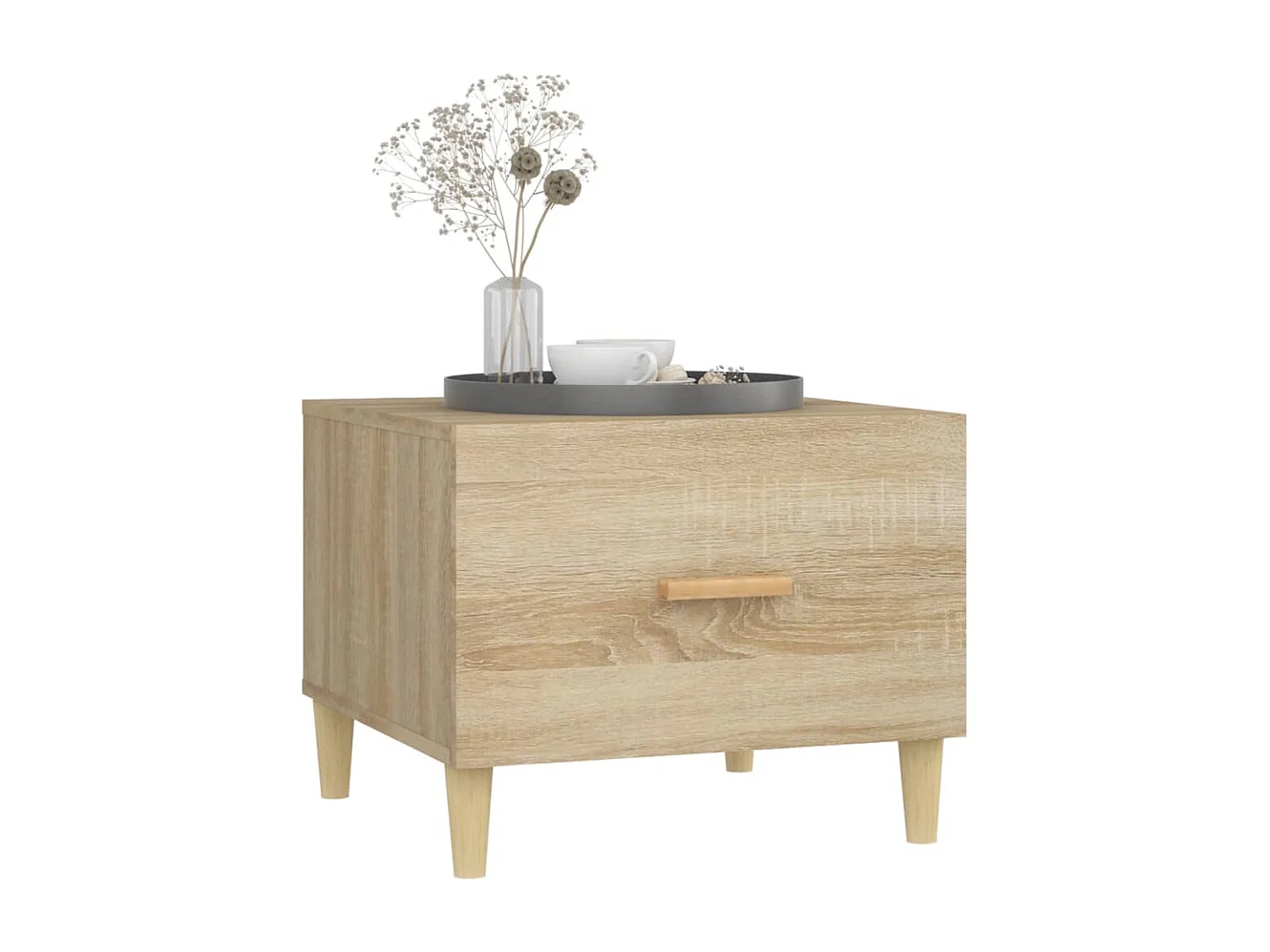 Couchtische 2 Stk. Sonoma-Eiche 50x50x40 cm Holzwerkstoff