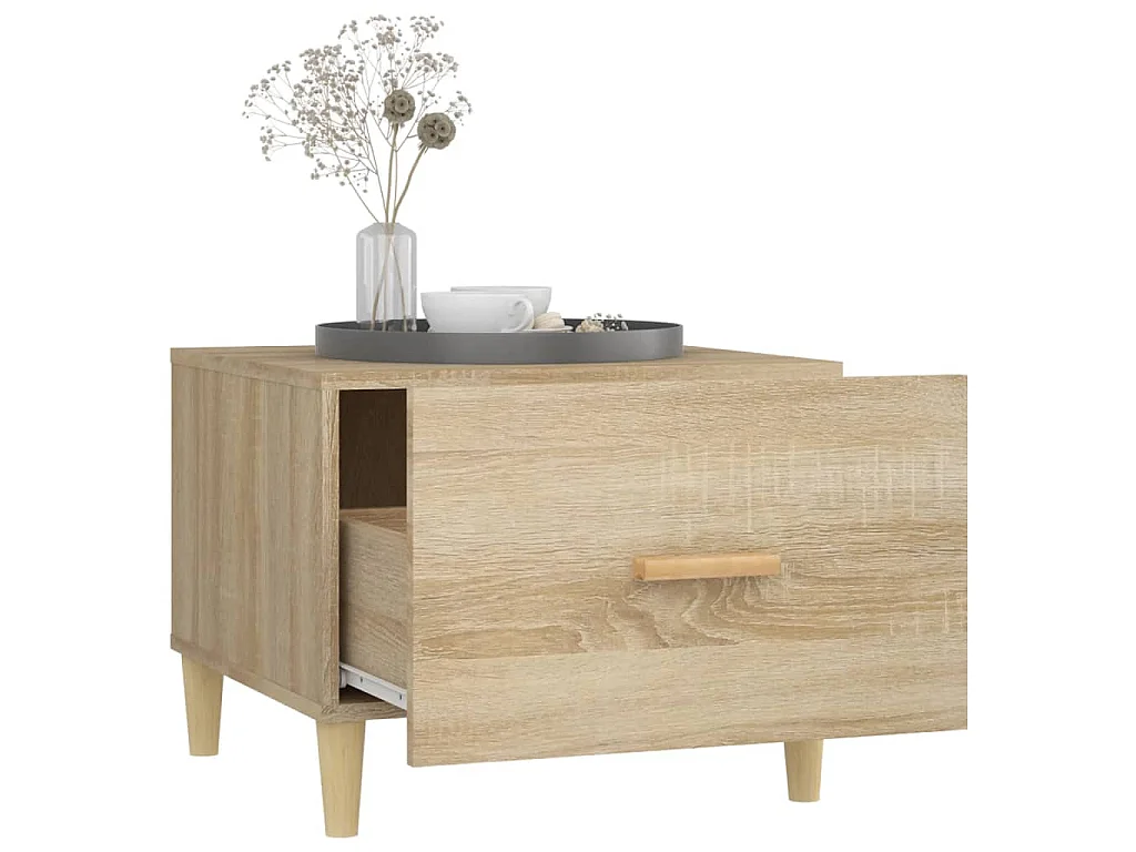 Couchtische 2 Stk. Sonoma-Eiche 50x50x40 cm Holzwerkstoff