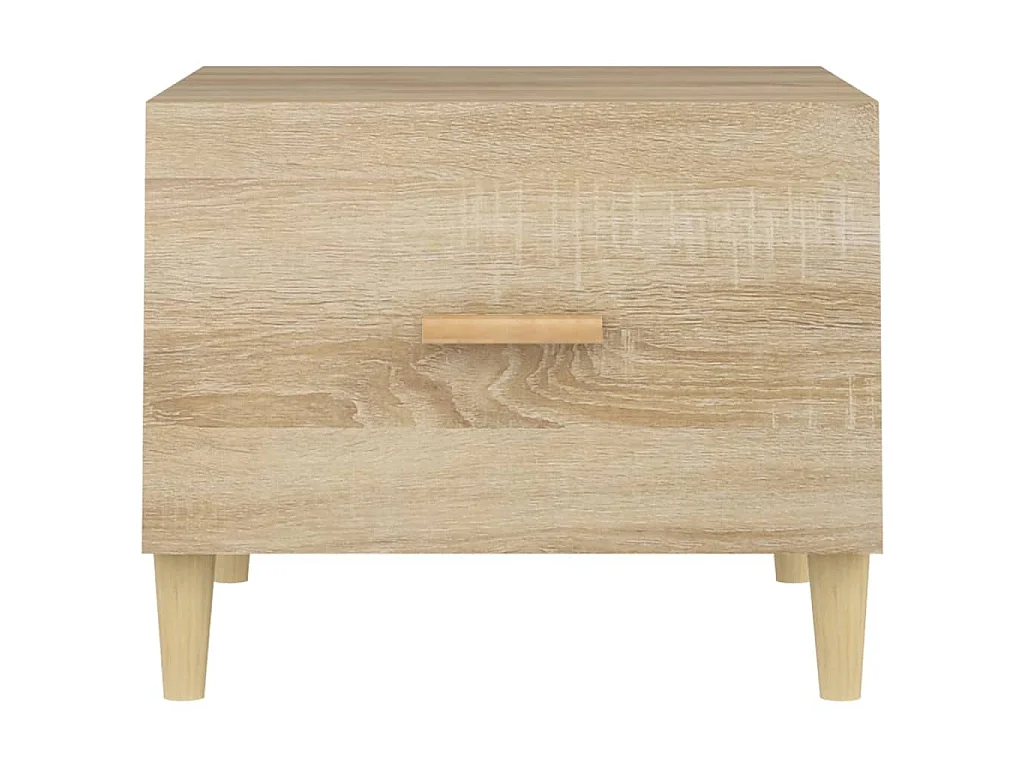 Couchtische 2 Stk. Sonoma-Eiche 50x50x40 cm Holzwerkstoff