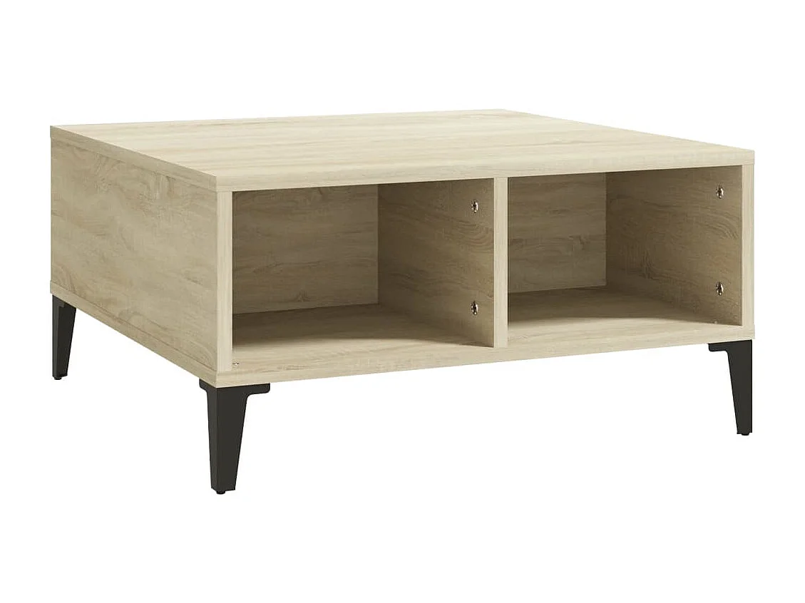 Couchtisch Sonoma-Eiche 60x60x30 cm Holzwerkstoff