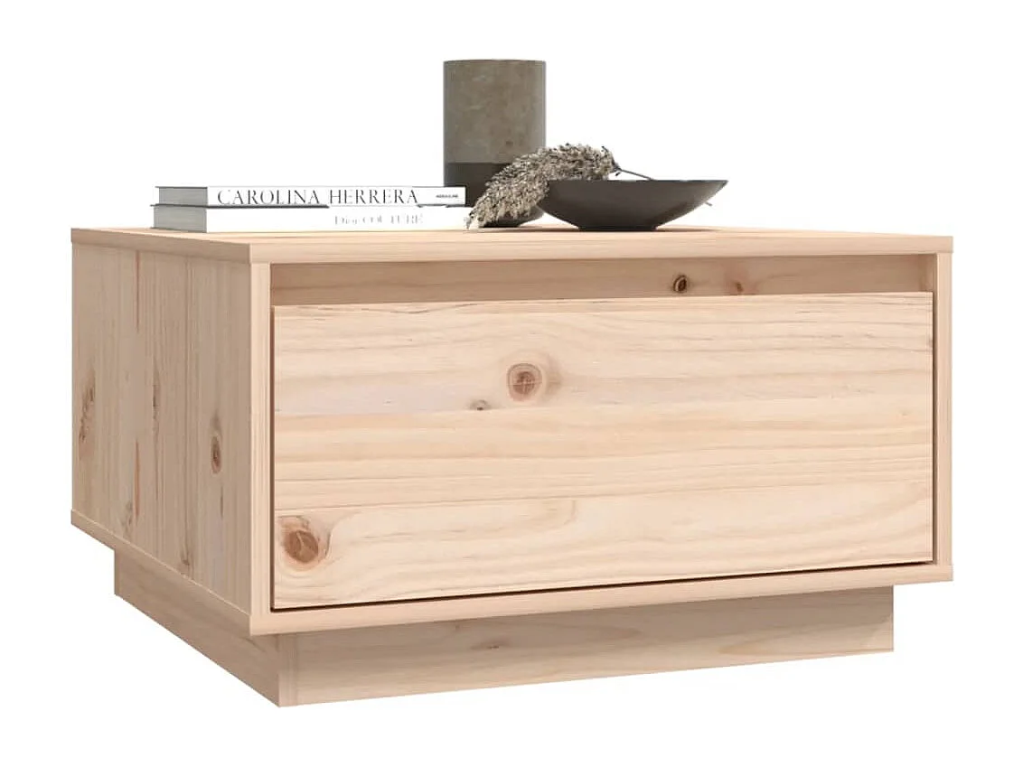 Salontafel 55x56x32 cm massief grenenhout