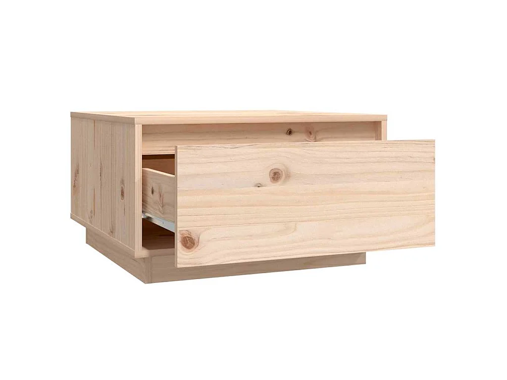 Salontafel 55x56x32 cm massief grenenhout