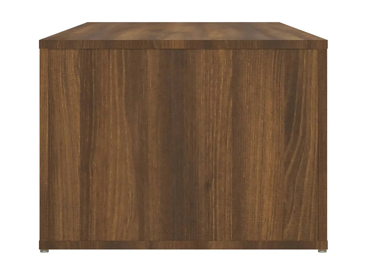 Table basse Chêne marron 100x50x36 cm Bois d'ingénierie