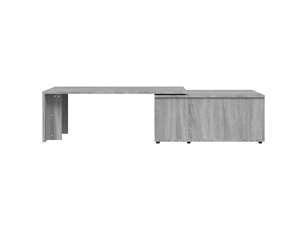 Table basse Sonoma gris 150x50x35 cm Bois d'ingénierie