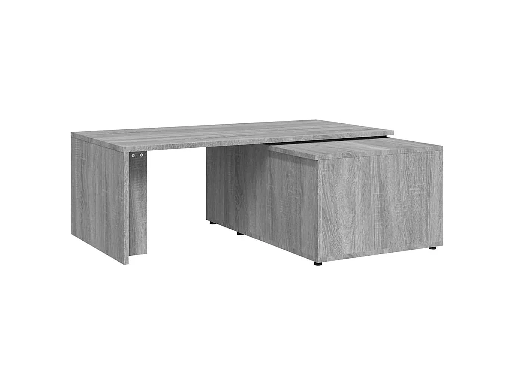 Table basse Sonoma gris 150x50x35 cm Bois d'ingénierie