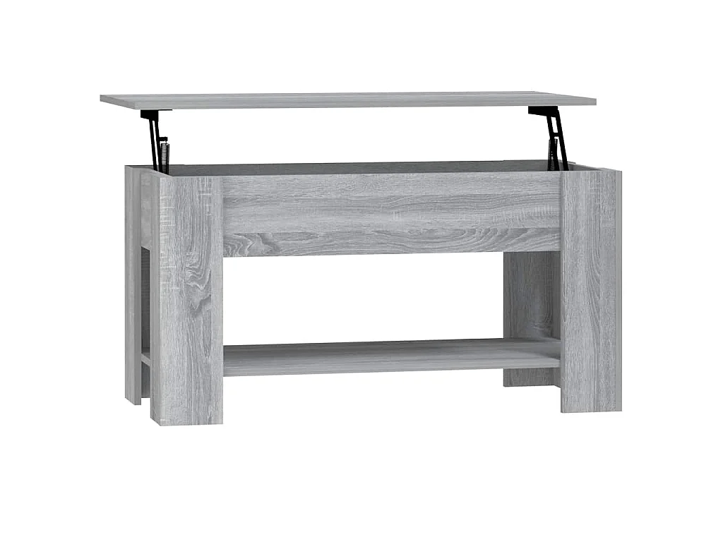 Couchtisch Grau Sonoma 101x49x52 cm Holzwerkstoff