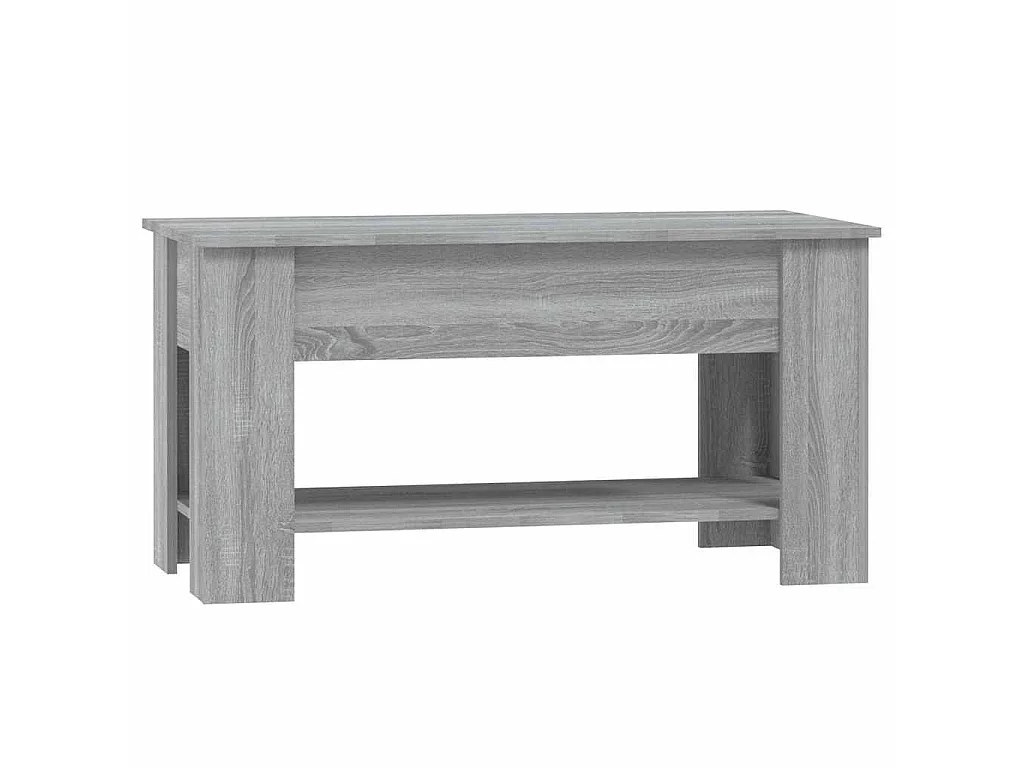 Couchtisch Grau Sonoma 101x49x52 cm Holzwerkstoff