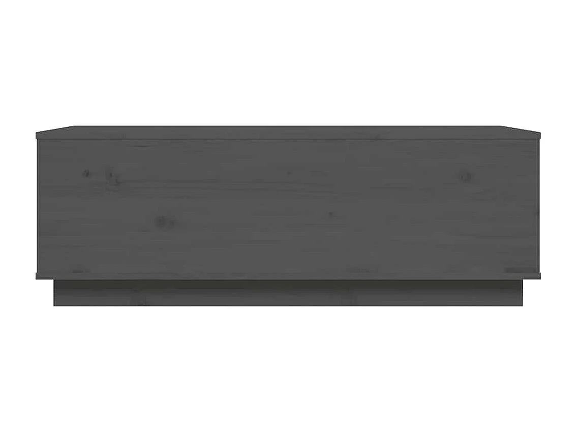Salontafel 100x50x35 cm massief grenenhout grijs