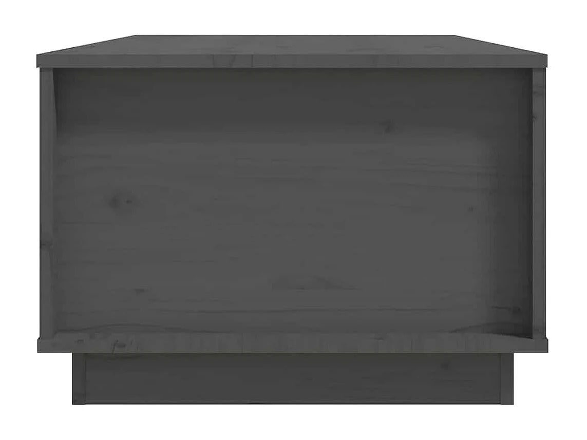 Salontafel 100x50x35 cm massief grenenhout grijs