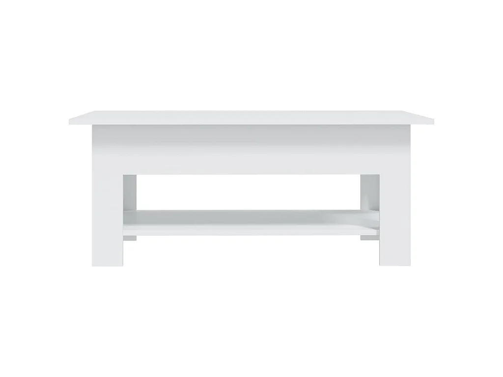 Mesa de centro 102x55x42 cm aglomerado branco