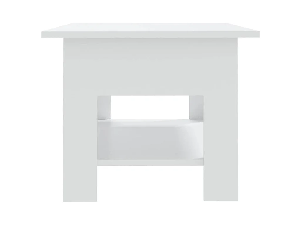 Mesa de centro 102x55x42 cm aglomerado branco