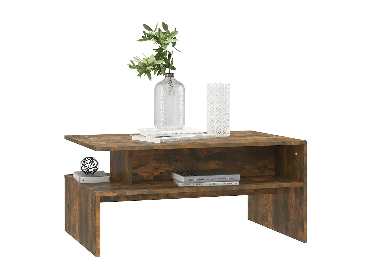 Couchtisch Räuchereiche 90x60x42,5 cm Holzwerkstoff