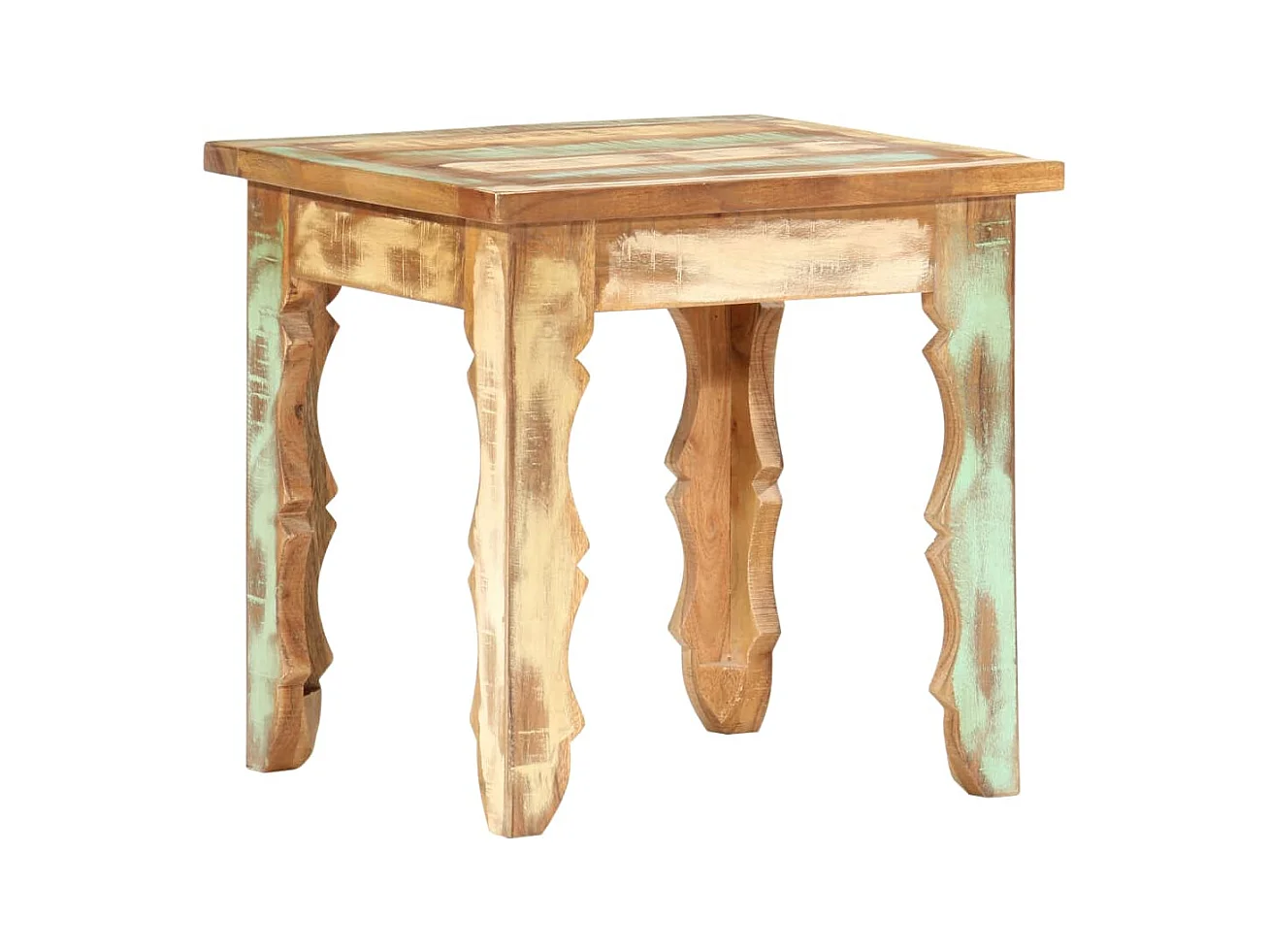 Salontafel 40x40x40 cm massief gerecycled hout