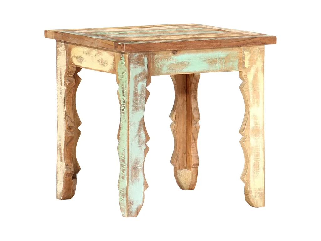Couchtisch 40×40×40 cm Recyceltes Massivholz