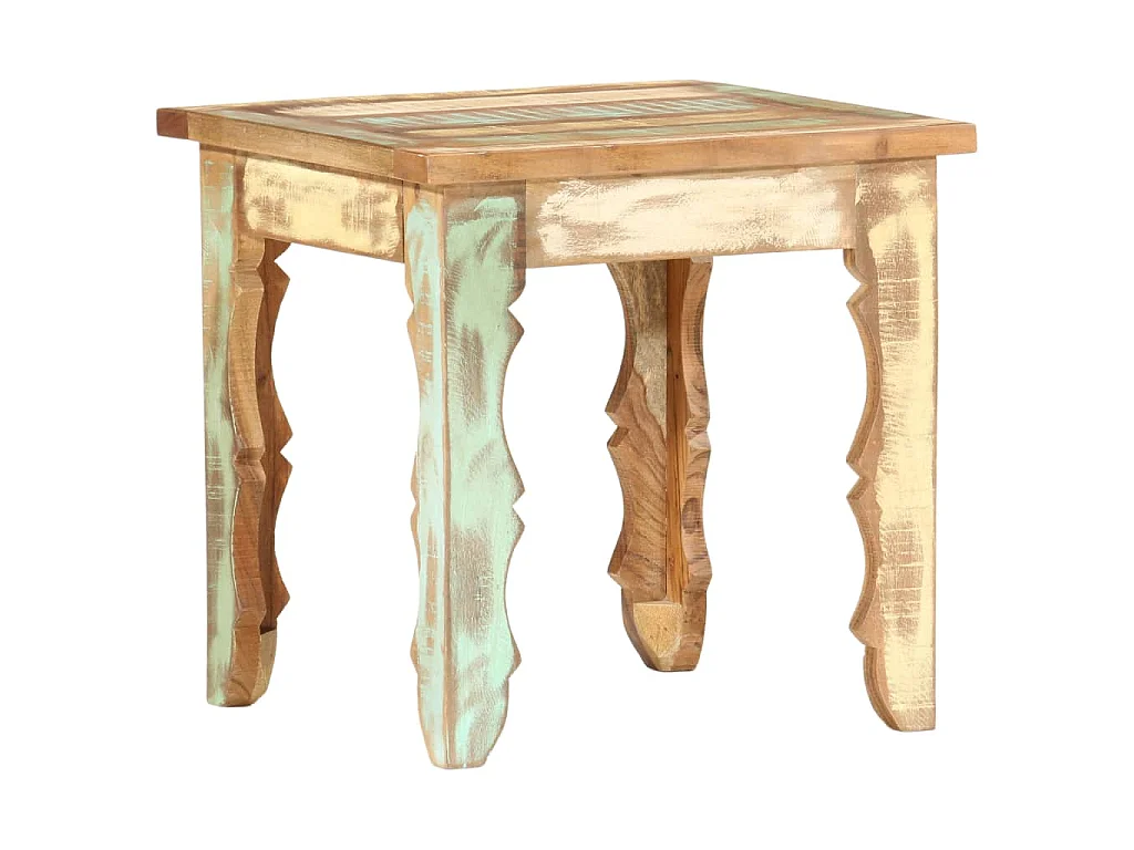 Couchtisch 40×40×40 cm Recyceltes Massivholz
