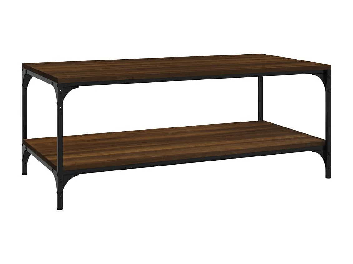 Table basse Chêne marron 100x50x40 cm Bois d'ingénierie