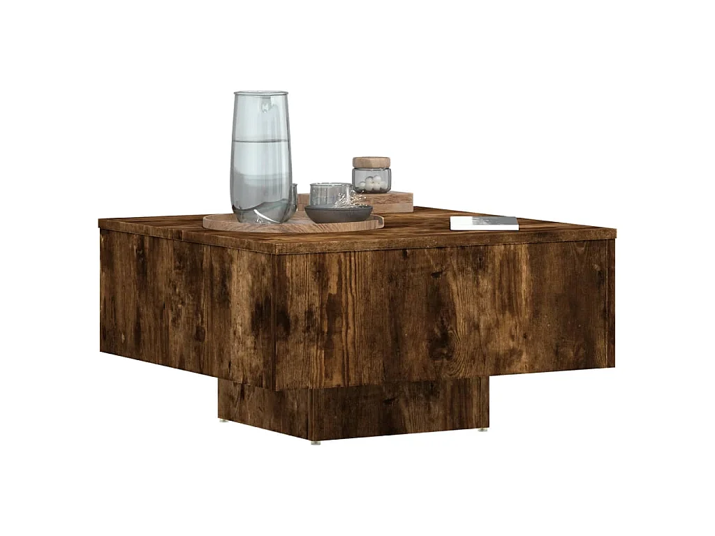 Couchtisch Räuchereiche 60x60x31,5 cm Holzwerkstoff