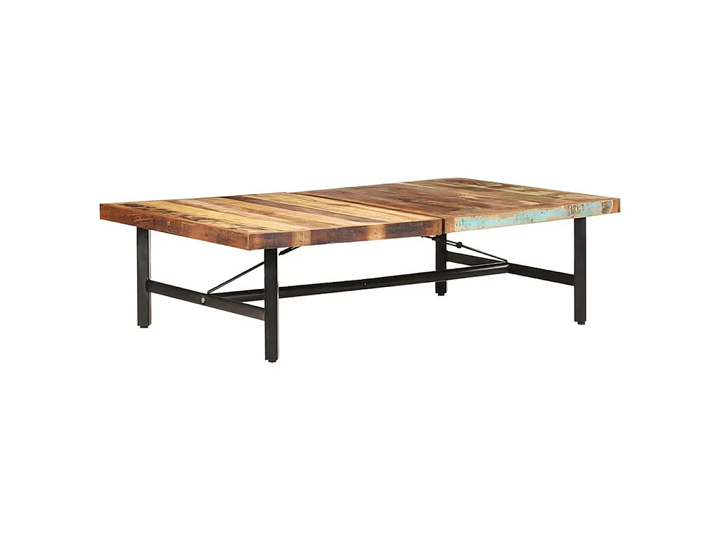 Salontafel 142x90x42 cm massief gerecycled hout