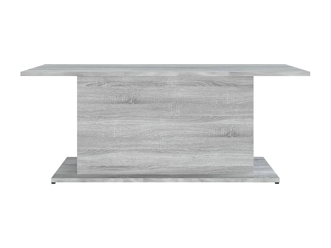 Table basse Sonoma gris 102x55,5x40 cm Bois d'ingénierie