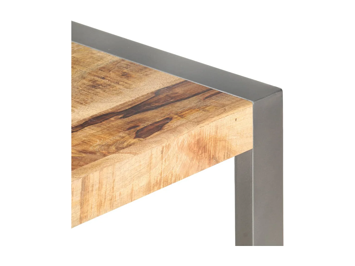 Couchtisch 110x60x40 cm Raues Mangoholz