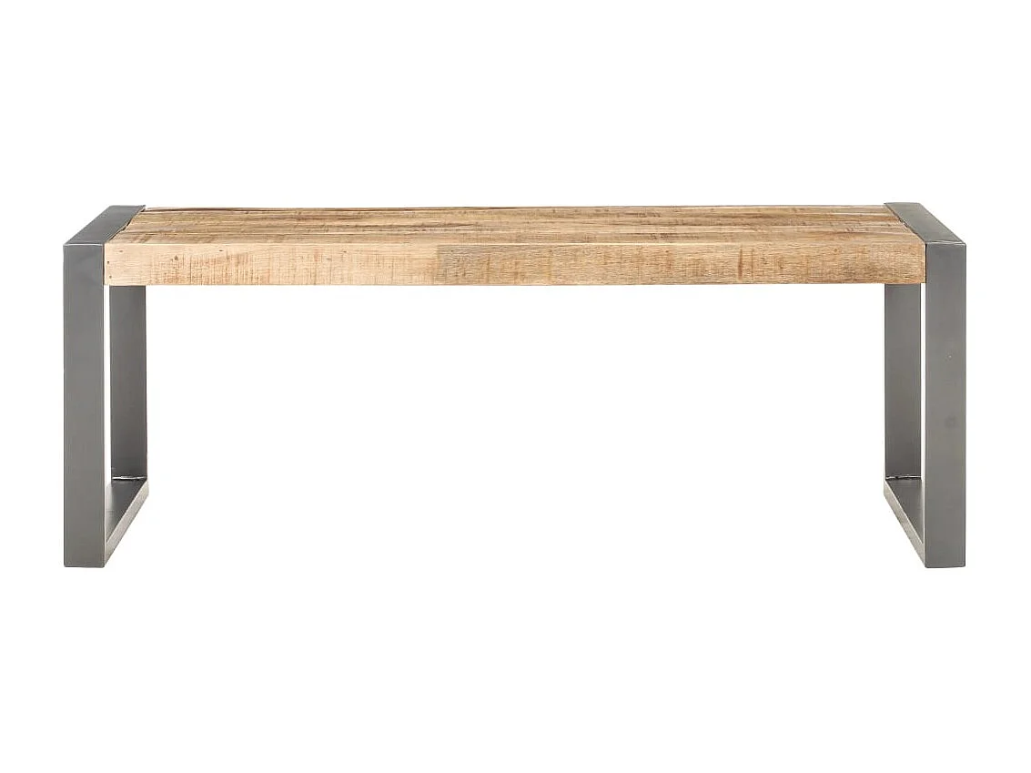 Table basse 110x60x40 cm Bois de manguier brut
