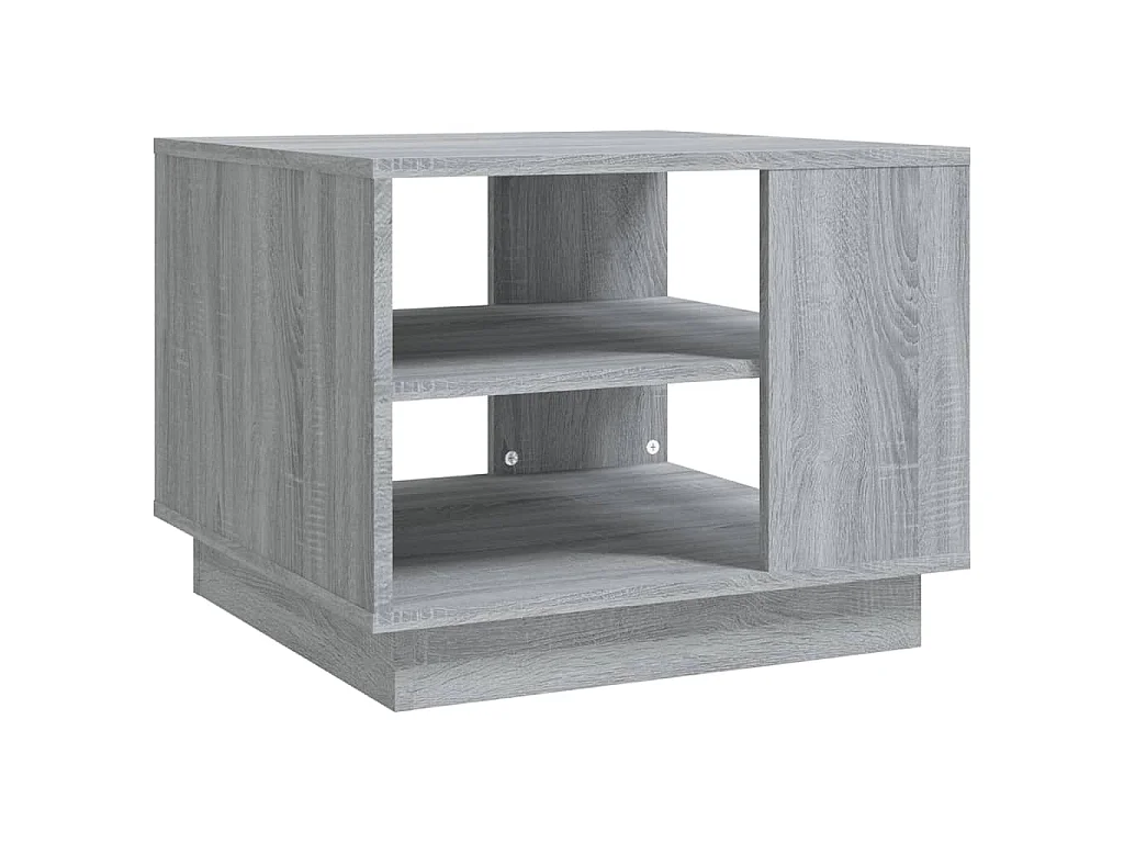 Tavolino da Salotto Grigio Sonoma 55x55x43 cm in Truciolato