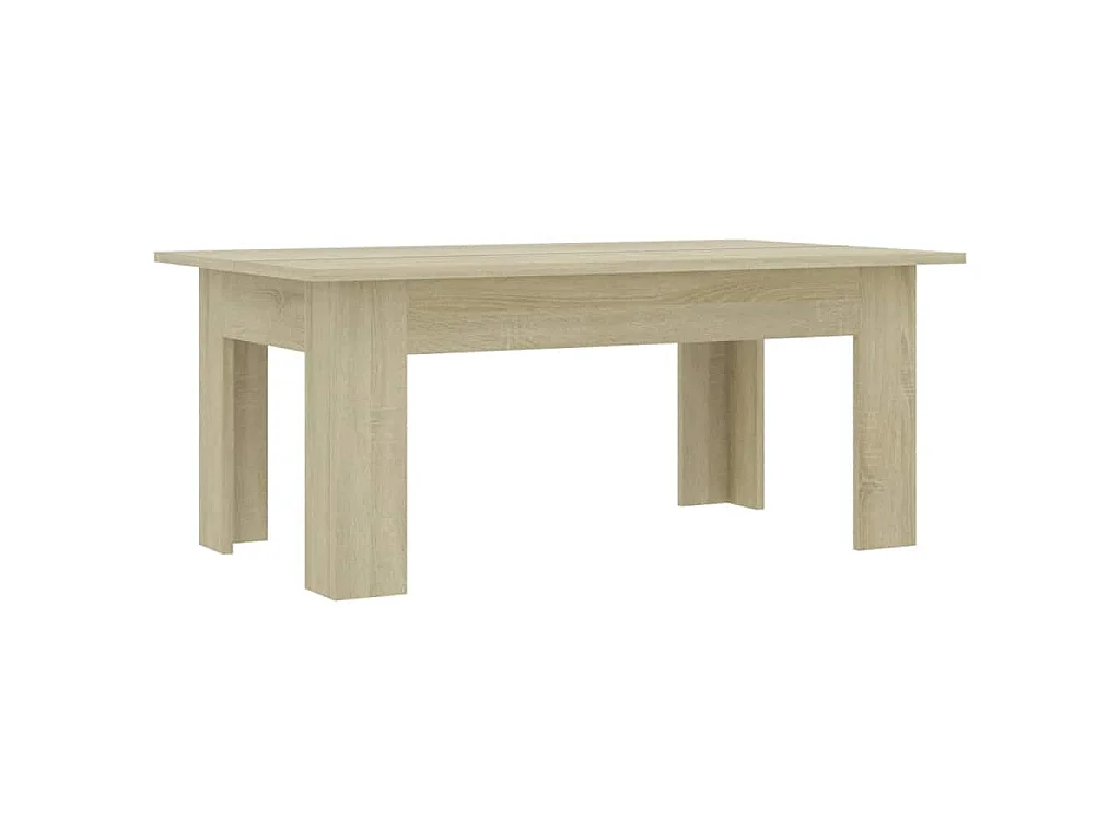 Table basse Chêne sonoma 100x60x42 cm Bois d’ingénierie