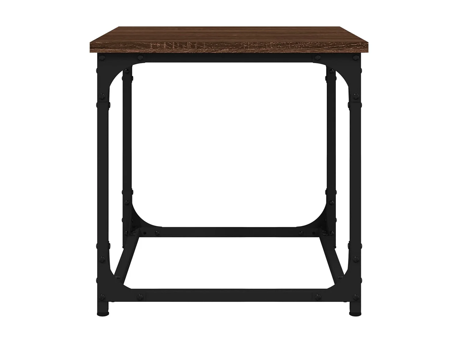 Table d'appoint Chêne marron 40x40x40 cm Bois d'ingénierie