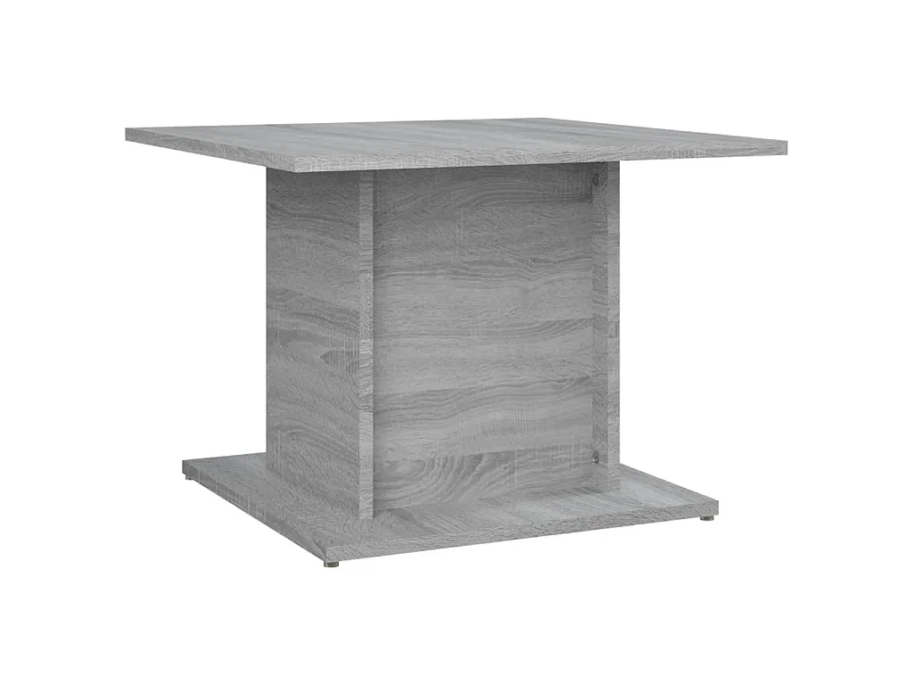 Salontafel 55,5x55,5x40 cm bewerkt hout grijs sonoma eikenkleur