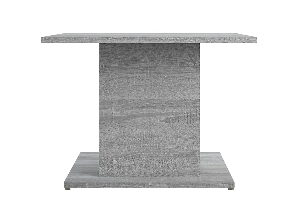 Salontafel 55,5x55,5x40 cm bewerkt hout grijs sonoma eikenkleur