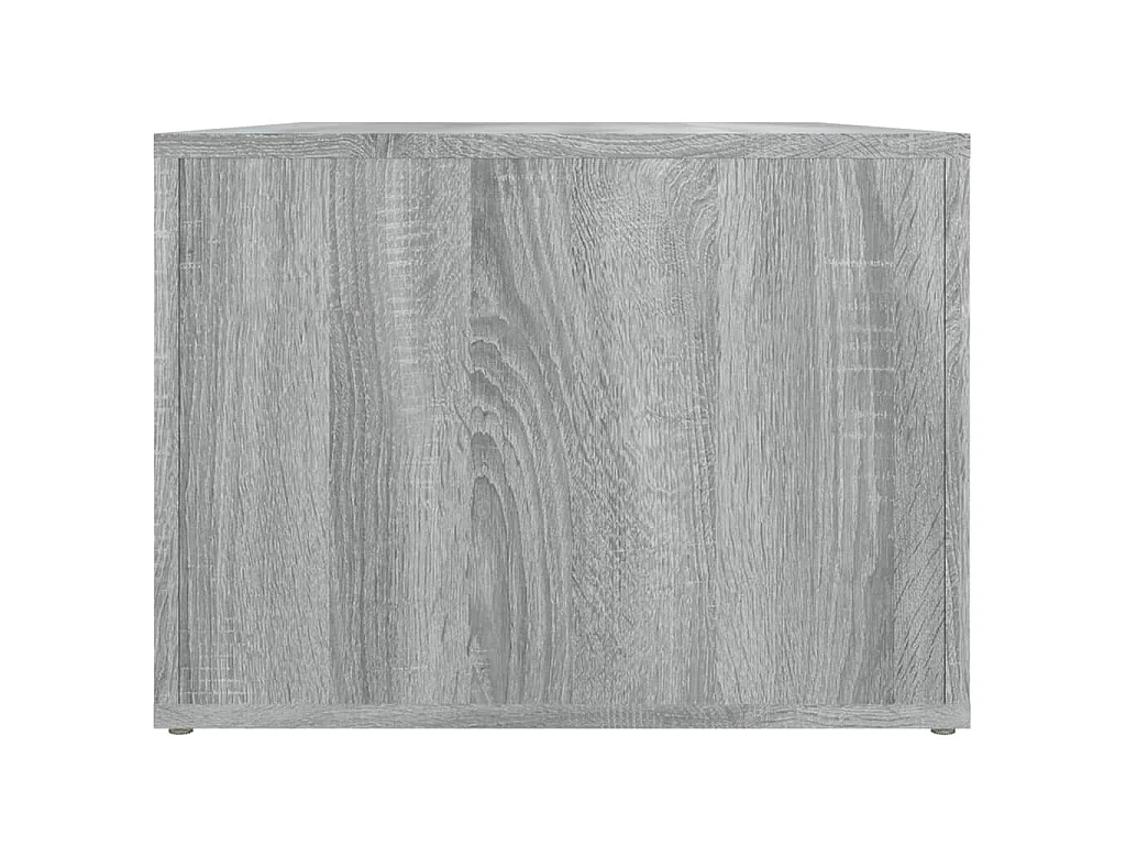 Salontafel 80x50x36 cm bewerkt hout grijs sonoma eikenkleurig