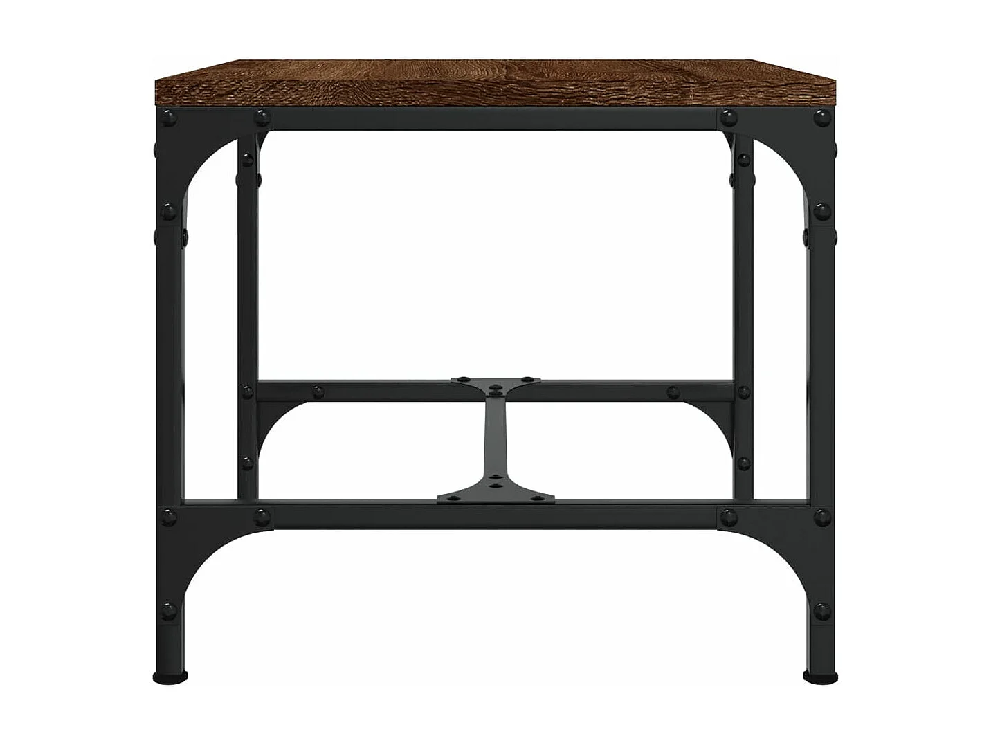 Beistelltisch Braun Eichen-Optik 40x40x35 cm Holzwerkstoff