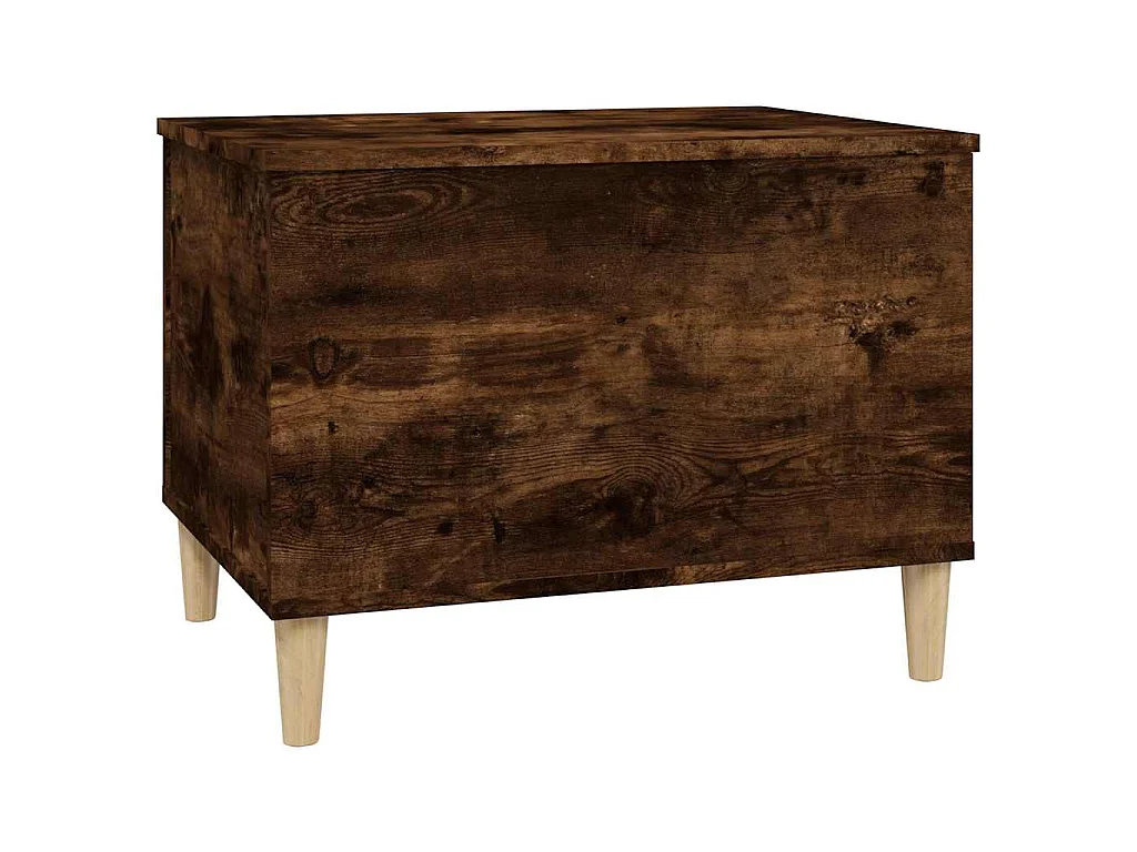 Table basse Chêne fumé 60x44,5x45 cm Bois d'ingénierie