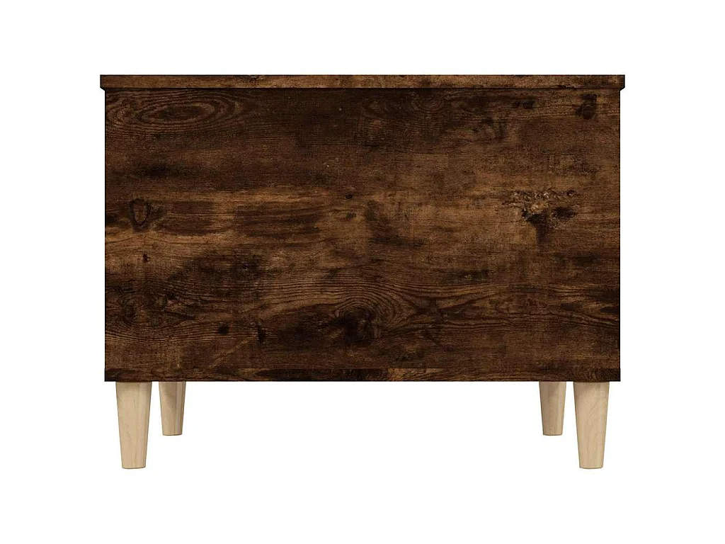 Table basse Chêne fumé 60x44,5x45 cm Bois d'ingénierie