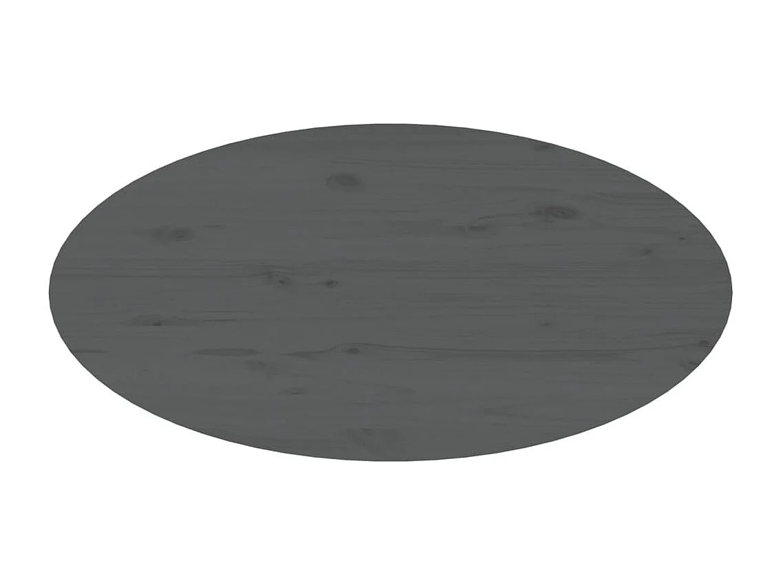 Table basse Gris 80x40x35 cm Bois massif de pin