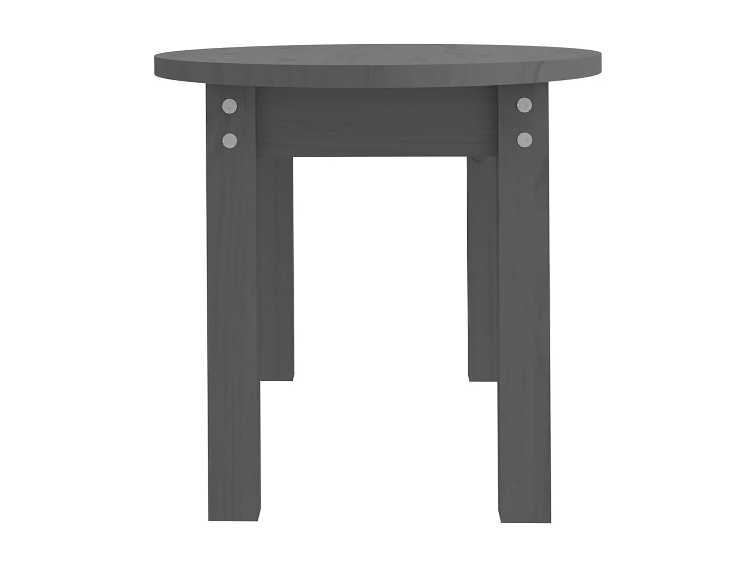 Couchtisch Grau 80x40x35 cm Massivholz Kiefer