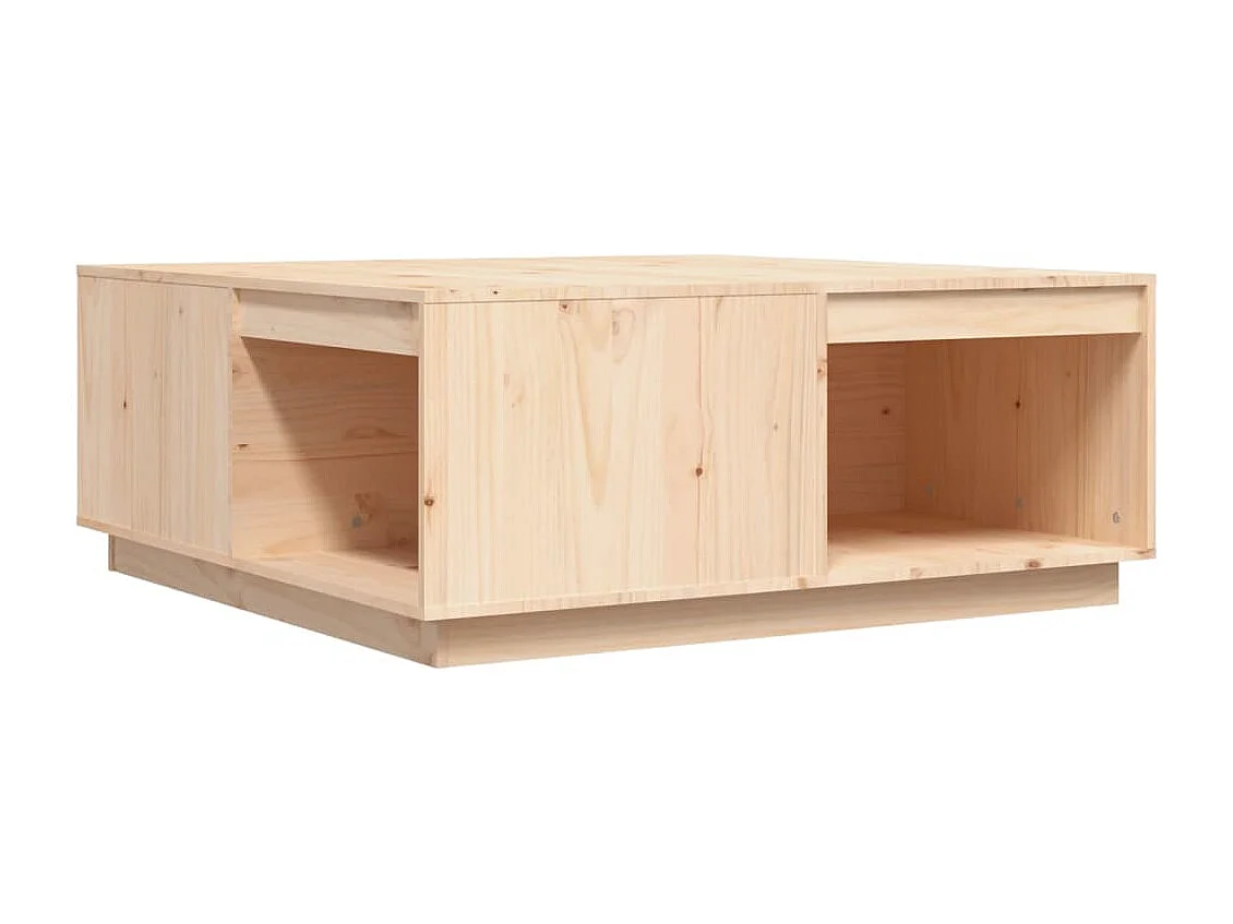 Mesa de centro 100x101x40,5 cm madeira de pinho maciça
