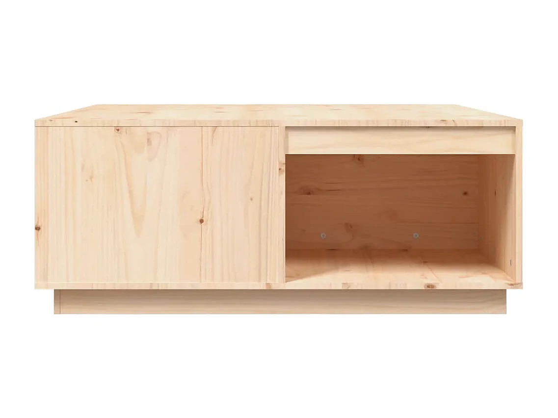 Mesa de centro 100x101x40,5 cm madeira de pinho maciça